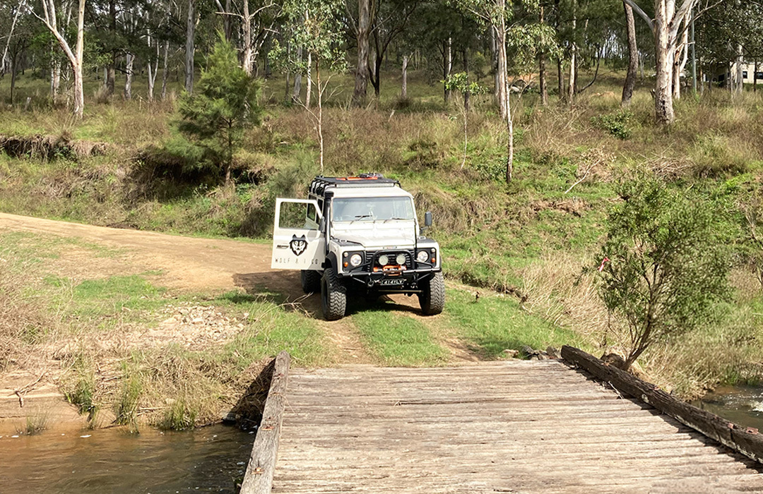 Landrover Defender Adventure With Dogs