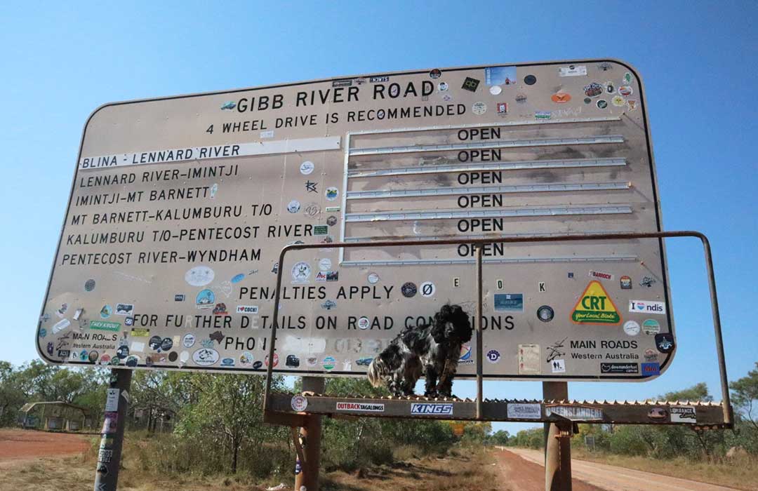 Winston getting prepared for his 4wd adventure across The Gibb River Road!